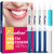 Teeth Whitening Gel Refill Syringe Pack 4 x 3ml Carbamide Peroxide and 1x 3ml Desensitization Gel Tooth Whitening Gel Works with Teeth Whitening LED Light Natual Whitener for Sensitive Tooth Bleach