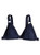 Roxy Junior s Waves Only Fixed Tri Bikini Top Dress Blues XS