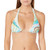 Bikini Lab Junior s Triangle Halter Hipster Bikini Swimsuit Top Multi//New Wave S