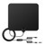Indoor HD Digital TV Antenna with 50 Miles Long Range Amplifier HDTV Signal Booster Upgraded Version-10ft Coax Cable