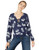 Jack by BB Dakota Junior s Falling for it Printed CDC Cross Front top Sapphire Blue Small