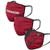 FOCO Arkansas Razorbacks NCAA Face Cover  Adult  3 Pack Team Logo