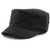 The Hat Depot Cadet Army Washed Cotton Basic Cap Military Style Hat Black