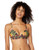Hurley Junior s Quick Dry Compression Printed Bikini Surf Top Black M