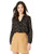 Jack by BB Dakota Junior s Petite Rose Printed CDC top Black Extra Small