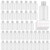 INNOLIFE 96 Pack Plastic Bottles with Flip Top Cap 2oz 60ml Small Plastic Squeeze Bottles Refillable Travel Size Bottles for Toiletries and Lotions  Label Included