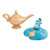 Vandor Disney Aladdin Genie & Lamp Sculpted Ceramic Salt & Pepper Set