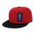 DECKY 2Tone Flat Bill Snapbacks Red/Black