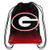 FOCO Georgia Bulldogs NCAA Gradient Drawstring Backpack