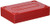 VWR 82003422 Microscope Slide Boxes 25Place 14 cm Length 8 9 cm Width 3 2 cm Height Red Pack of 1