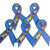Set of 10 pcs Autism Awareness ribbon Iron On Sew On Cloth Embroidered Patches Appliques Machine Embroidery Needlecraft Sewing projects