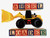 Mini Mover Wheel Loader and 36 ABC Block Playdate Toy Bundle