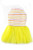 Midlee Colorful Stripe Tutu Large Dog Dress XLarge