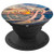 B Pink Beach Ocean Sand Waves Sunset Monogram Initial Letter PopSockets Grip and Stand for Phones and Tablets