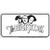 Signs 4 Fun SL3S2 3 Stooges White License Plate