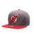 Zephyr New Jersey Devils Youth Slate Adjustable Snapback Cap  NHL Flat Bill Baseball Hat