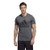 adidas mens Basic Badge of Sport Tee Dark Gray Heather Medium