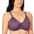 DELIMIRA Women s Full Coverage Bras Plus Size Support Underwire Minimizer Bra Black Violet 48C