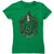 Harry Potter Ornate Slytherin Crest Juniors TShirt  Green Large