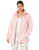 Details Women s Plus Size Zip Front Hooded Jacket Mallorca Pink 2X