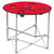 NFL Logo Brands Arizona Cardinals Collapsible Round Table with 4 Cup Holders and Carry Bag Team Color