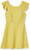 BCBGeneration Women s Ruffle Back Cocktail Dress Lemonade 10