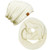 Wrapables Winter Warm Knitted Infinity Scarf and Beanie Hat Set Cream