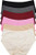 ToBeInStyle Women s 6 Pack Plus Size Cotton Extended Bikini Brief  3X
