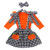 Toddler Baby Girl Suspender Skirt Set Ruffle Long Sleeve Shirt TopPumpkin Plaid Tutu Dress Fall Clothes Outfit 23TPumpkin Plaid Overalls