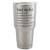 Elanze Designs Hair Stylist Definition Jumbo 30 Ounce Stainless Steel Travel Mug with Lid