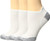 Smartwool PhD Run Ultra Light Micro 3Pair Pack White/Light Gray SM Women s Shoe 46 5