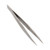 Utoolmart Slide No Locking Tweezers Stainless Steel Stright Fine Tipped Micromagnetic for Jewelry Pickup Making Diamond Gemologist Jewelers Watch Tool No Packing 1pcs