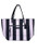 Victoria Secret Pink Stripped black/Pink Tote bag