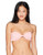 Volcom Junior s Simply Seamless Bandeau Bikini TOP Petal Pink S