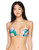 Volcom Junior s Growing ON ME Triangle Bikini TOP Green Spray M