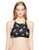 Volcom Junior s Z for Zebra Crop Top Bikini Black L