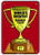 PetKa Signs and Graphics PKWG0241NP World s Greatest Baseball Player  Plastic Sign 10  x 14  Trophy Red