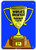 PetKa Signs and Graphics PKWG0242NP World s Greatest Baseball Player  Plastic Sign 10  x 14  Trophy Blue