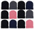 12 Pack Winter Beanie Hats for Men Women Warm Cozy Knitted Cuffed Skull Cap Wholesale