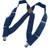 HoldUp Hipclip Series Trucker Style 2  wide Xback Suspenders Blue