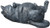 Design Toscano Playful Cat on Back Statue Gray Stone
