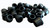 Shepherd Hardware 8621E Leg Tips 7/8Inch Inside Diameter Rubber Chair Leg Caps 40 Pack Black