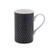 Mikasa Bone China Coffee Mug 16Ounce Dots Black/Gold