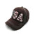 Womens Baseball Cap Distressed Unconstructed Vintage USA Dad Hat Coffee