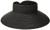 San Diego Hat Company Women s Ultrabraid Visor with Ribbon Binding and Sweatband Black One Size