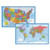 Laminated World Map  US Map Poster Set  18  x 29   Wall Chart Maps of The World  United States  Made in The USA  Updated for 2020 Laminated 18  x 29