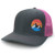 WUE Explore The Outdoors Trucker Hat  Charcoal/Neon Pink