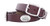 ZEPPRO Brown Leather Concho Pet Collar North Carolina State Wolfpack XLarge