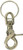 Lucky Line 2 1 2  Nickel Plated Zinc Trigger Snap with Split Ring  44101