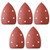 uxcell Detail Sander Sandpaper  Triangular Sanding Paper  Hook and Loop Sanding Pads  Triangle Oscillating Multi Tool  1200 Grits 5 Holes  5pcs